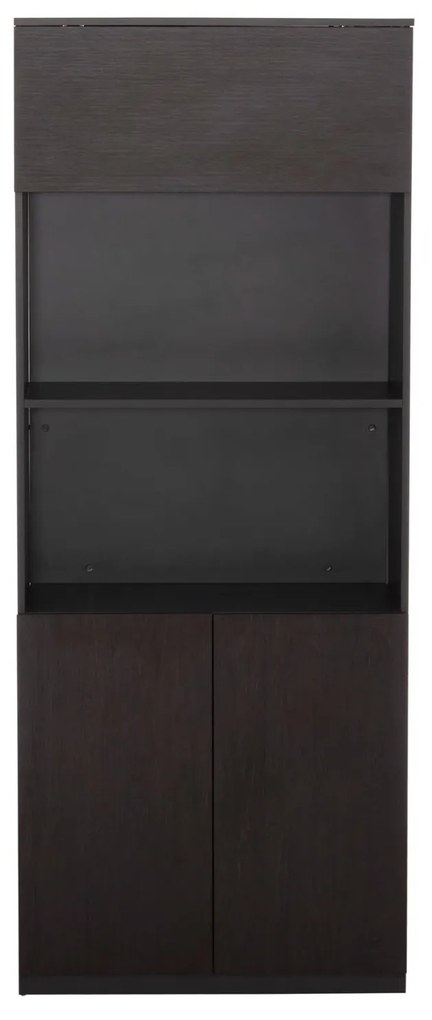 Βιβλιοθήκη γραφείου επαγγελματική Rosewood 80Χ40Χ200 Υεκ. 80x40x200 εκ.