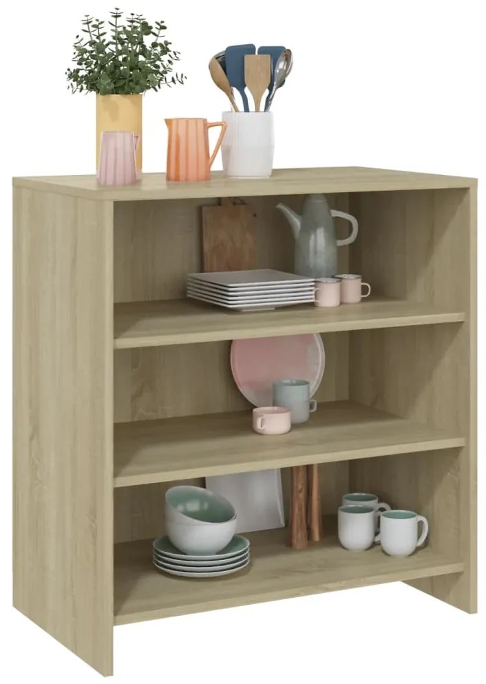 vidaXL Ντουλάπι Sonoma Δρυς 70x40,5x75 εκ. από Επεξεργασμένο Ξύλο