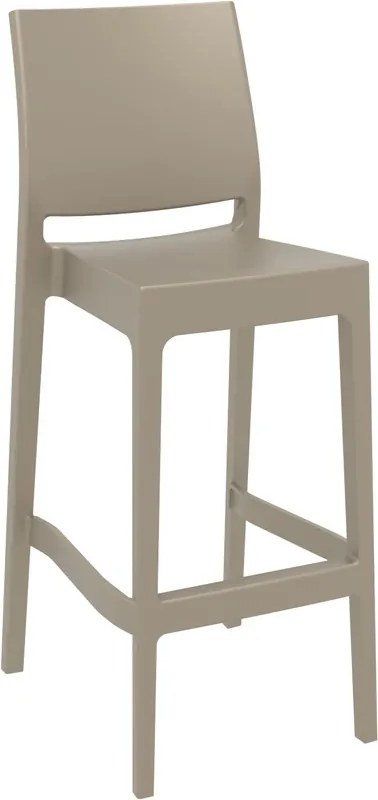 Σκαμπό Μπαρ Maya Dove grey 75