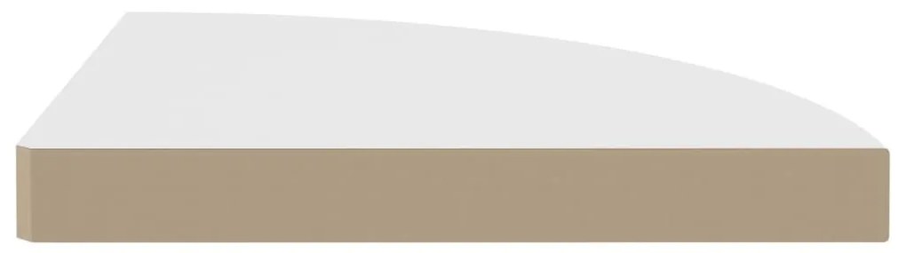 Ράφι Τοίχου Γωνιακό Λευκό 35x35x3,8 εκ. από MDF - Λευκό