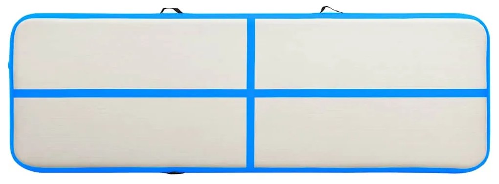 vidaXL Στρώμα Ενόργανης Φουσκωτό Μπλε 300 x 100 x 15 εκ. PVC με Τρόμπα