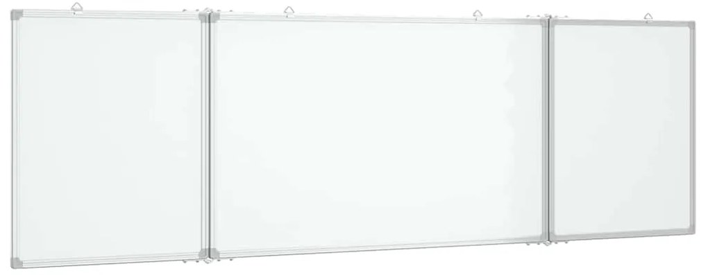 vidaXL Πίνακας Μαρκαδόρου Μαγνητικός Πτυσσόμ. 200x60x1,7εκ. Αλουμινίου