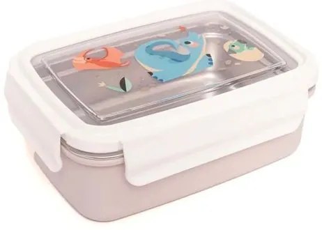Petit Monkey – Φαγητοδοχείο Ανοξείδωτο 18x13x7cm Bento Dinosaur PTM-LB46