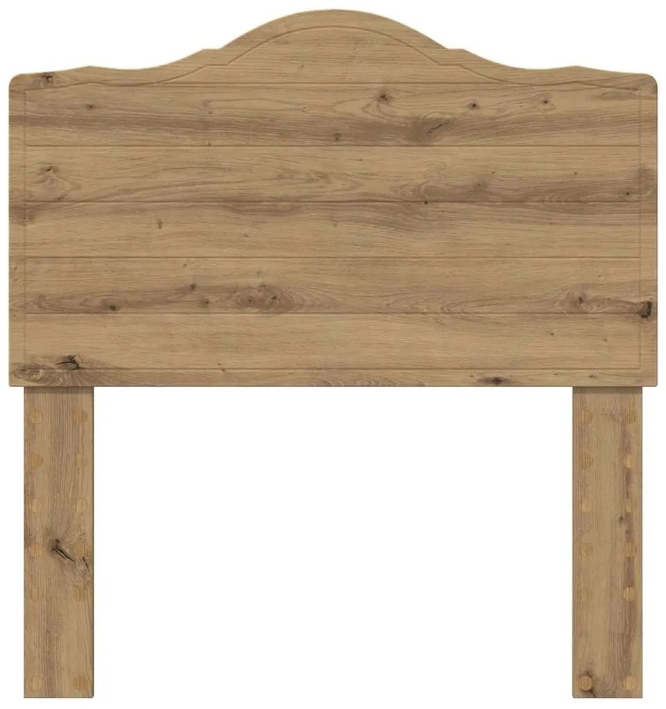 vidaXL Κεφαλάρι με κεφαλάρι Artisan Oak 90 cm Επεξεργασμένο ξύλο