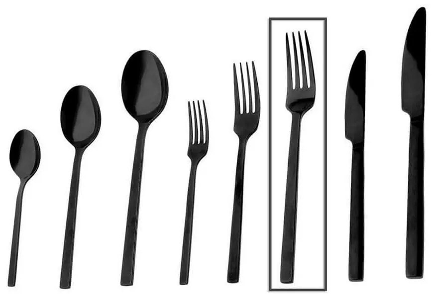 Πιρούνι Φαγητού Cub204K12 Black Espiel Stainless Steel