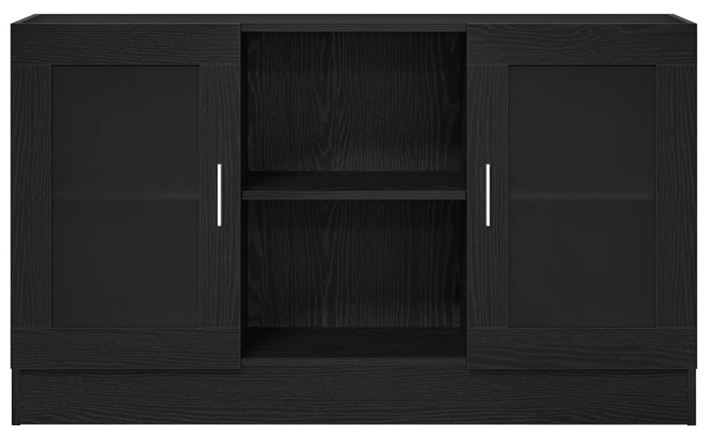 vidaXL Μπουφές Μαύρη Δρυς 120x30,5x70 εκ από Επεξεργασμένο Ξύλο