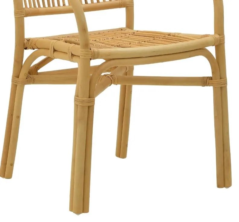 Πολυθρόνα Drein Inart φυσικό rattan 56x56x84εκ