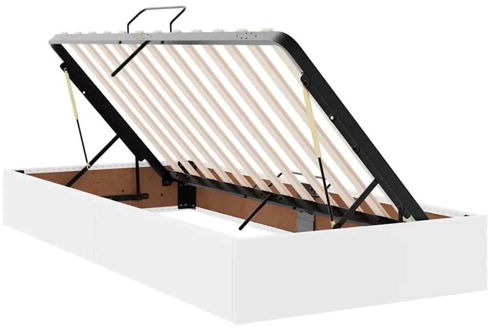 vidaXL Κρεβάτι με αποθηκευτικό χώρο και στρώμα με στρώμα 200 x 200 cm