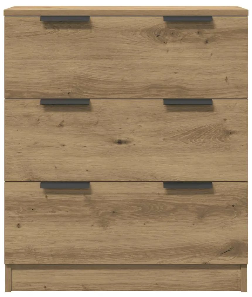 vidaXL Μπουφές 3 τμχ Δρυς τεχνίτης 60x30x70 cm Επεξεργασμένο ξύλο