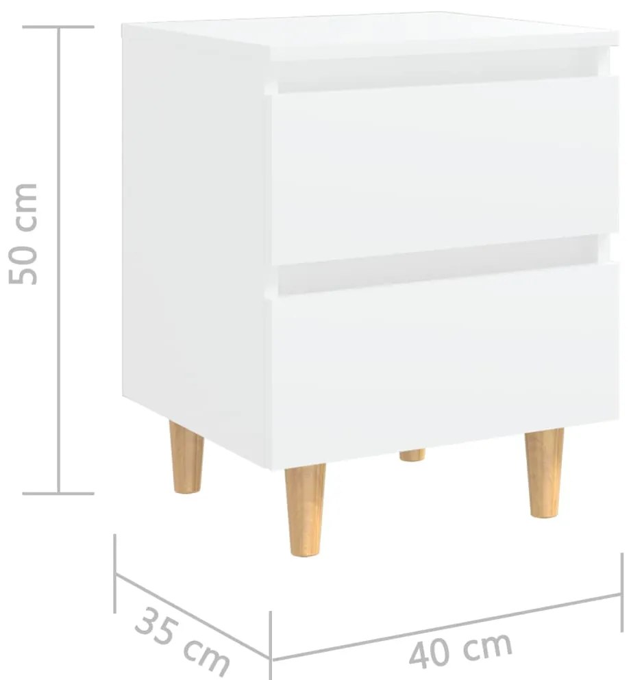 ΚΟΜΟΔΙΝΟ ΛΕΥΚΟ 40 X 35 X 50 ΕΚ. ΜΕ ΠΟΔΙΑ ΑΠΟ ΜΑΣΙΦ ΞΥΛΟ ΠΕΥΚΟΥ 805851