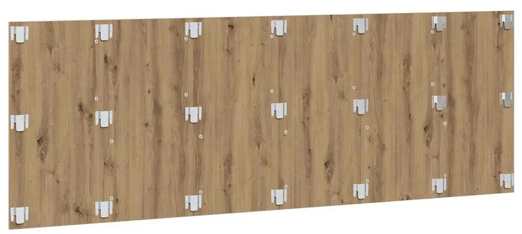 vidaXL Κεφαλάρι Κρεβατιού Αρτισιανή Δρυς 240x1,5x80εκ Επεξεργ. Ξύλο