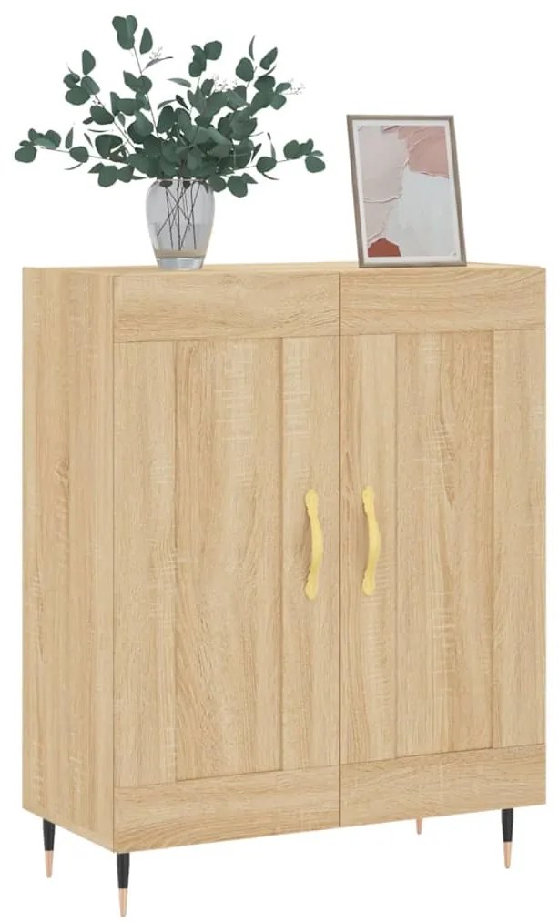 vidaXL Ντουλάπι Sonoma Δρυς 69,5 x 34 x 90 εκ. από Επεξεργασμένο Ξύλο