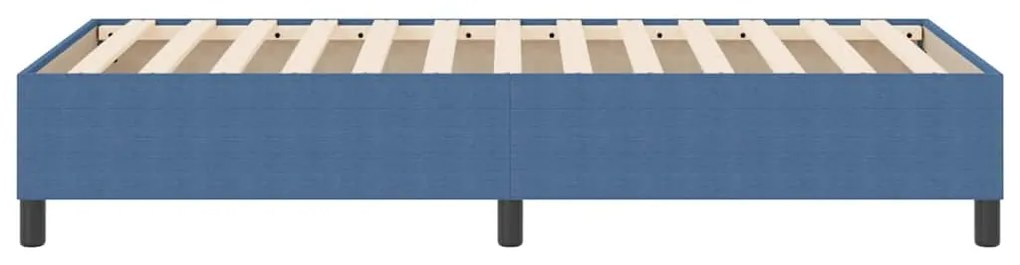 vidaXL Κρεβάτι πλατφόρμα Μπλε 90 x 200 cm ύφασμα