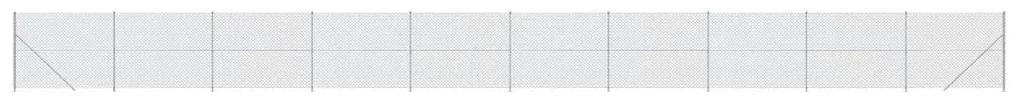 vidaXL Συρματόπλεγμα Περίφραξης Ασημί 1,6 x 25 μ. με Βάσεις Φλάντζα