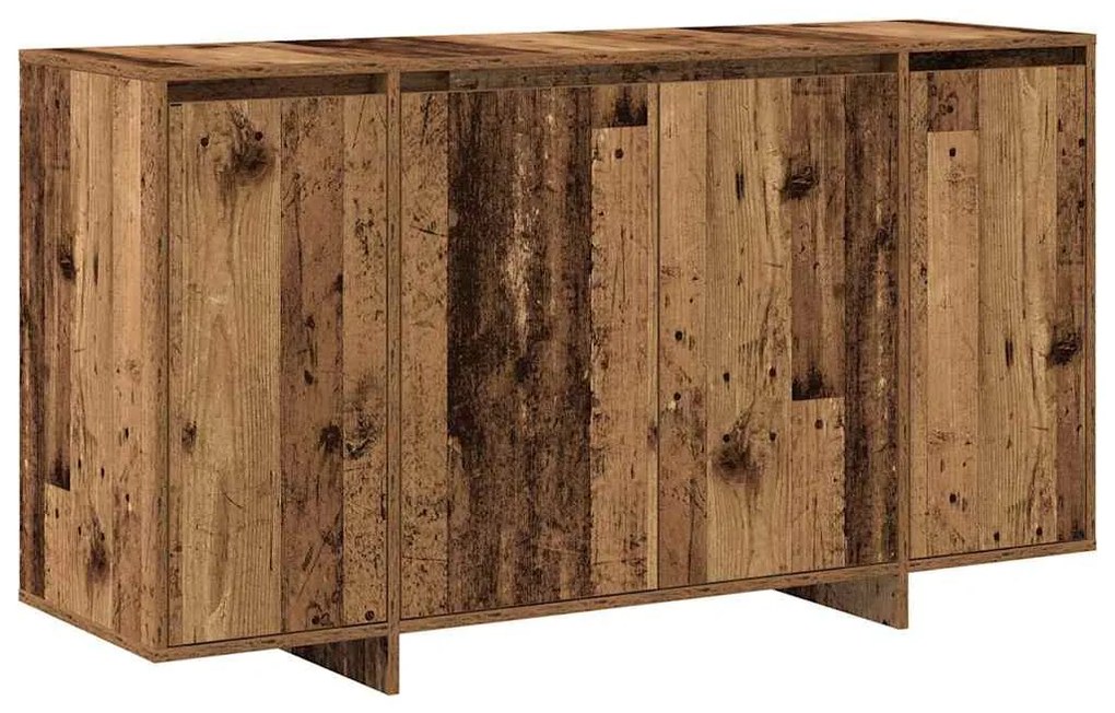 vidaXL Πλαϊνό γραφείο Παλιό ξύλο 135 x 41 x 75 εκ Επεξεργασμένο ξύλο