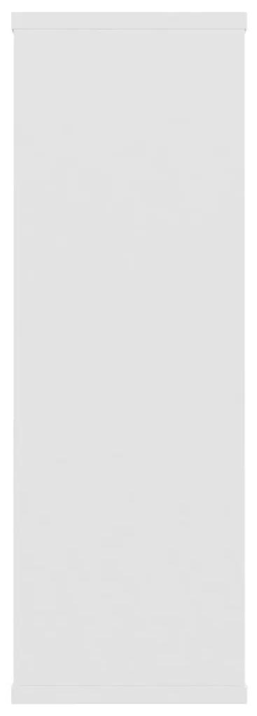 Ραφιέρα Τοίχου Λευκή 104 x 20 x 58,5 εκ. από Επεξεργασμένο Ξύλο - Λευκό
