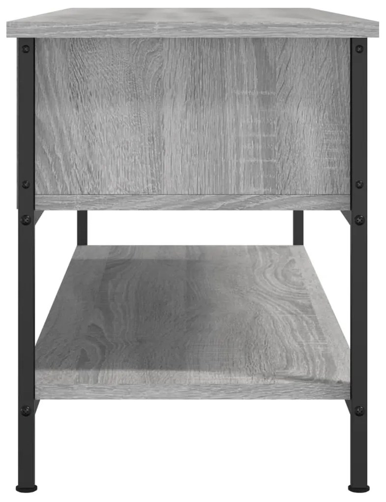 vidaXL Έπιπλο Τηλεόρασης Γκρι Sonoma 100x35x45 εκ. από Επεξεργ. Ξύλο