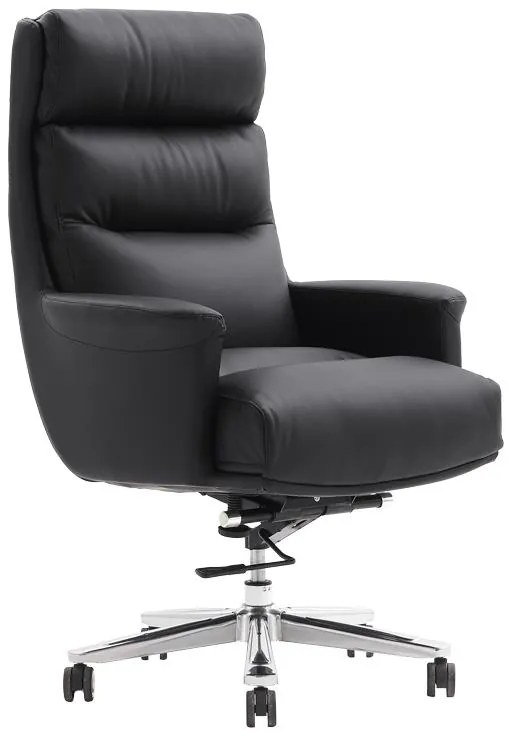 Καρέκλα γραφείου διευθυντή Nagal PU σε μαύρη απόχρωση 71x73x117-123εκ 71x73x123 εκ.