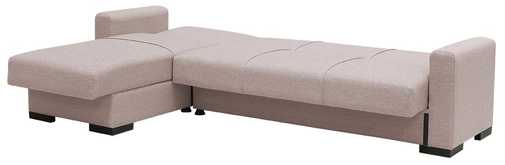 Καναπές Κρεβάτι Γωνιακός JOSE Σάπιο Μήλο 270x165x84cm - Ύφασμα - 14210237