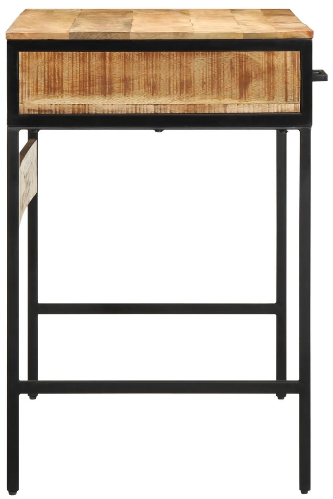 vidaXL Γραφείο 100x50x75 εκ. Μασίφ Ξύλο Rough Mango