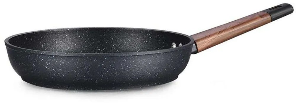 Τηγάνι Αντικολλητικό Indigo HS00160522 Φ22x4,5cm Brown-Black Max Home 22cm Aluminium