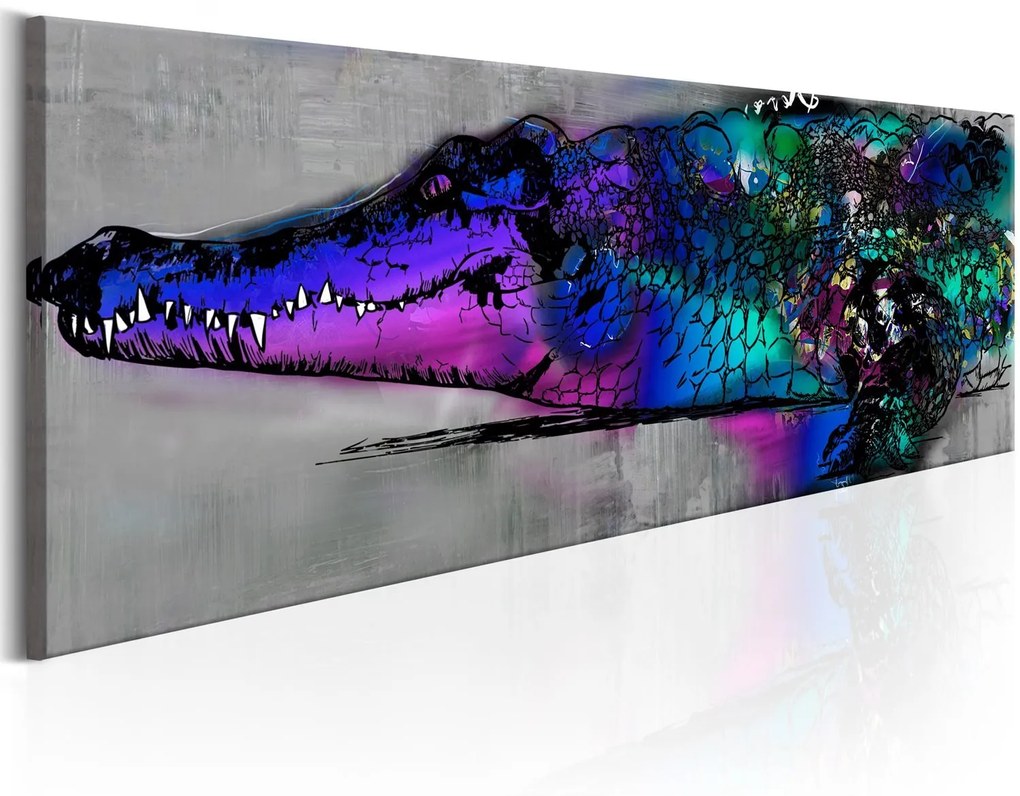 Πίνακας - Blue Alligator 120x40