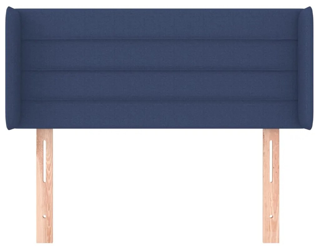 vidaXL Κεφαλάρι με Πτερύγια Μπλε 93x16x78/88 εκ. Υφασμάτινο