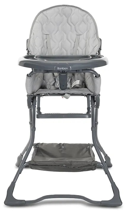Καρεκλάκι φαγητού  BonBon  Grey Leather  10100312506  Lorelli