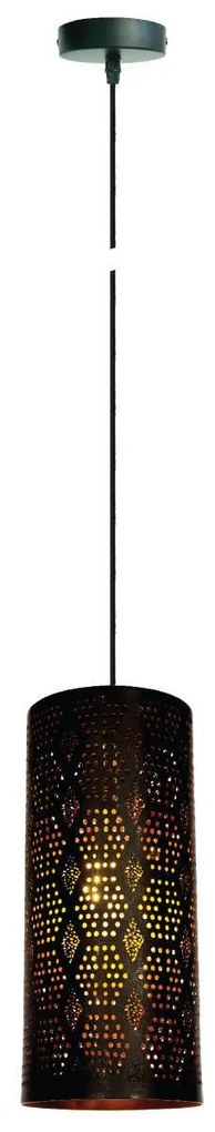 Φωτιστικό Οροφής Φ13x30 Black VK/03118PE/B VKLed Metal