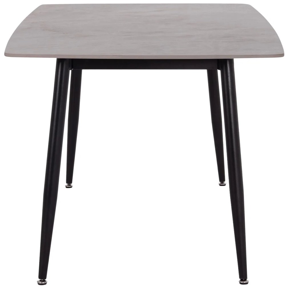 Τραπέζι RAVEN ΙΙ Κεραμικό TOP με Όψη Γκρί Μάρμαρο 160x80x74Υεκ. 160x80x74 εκ.