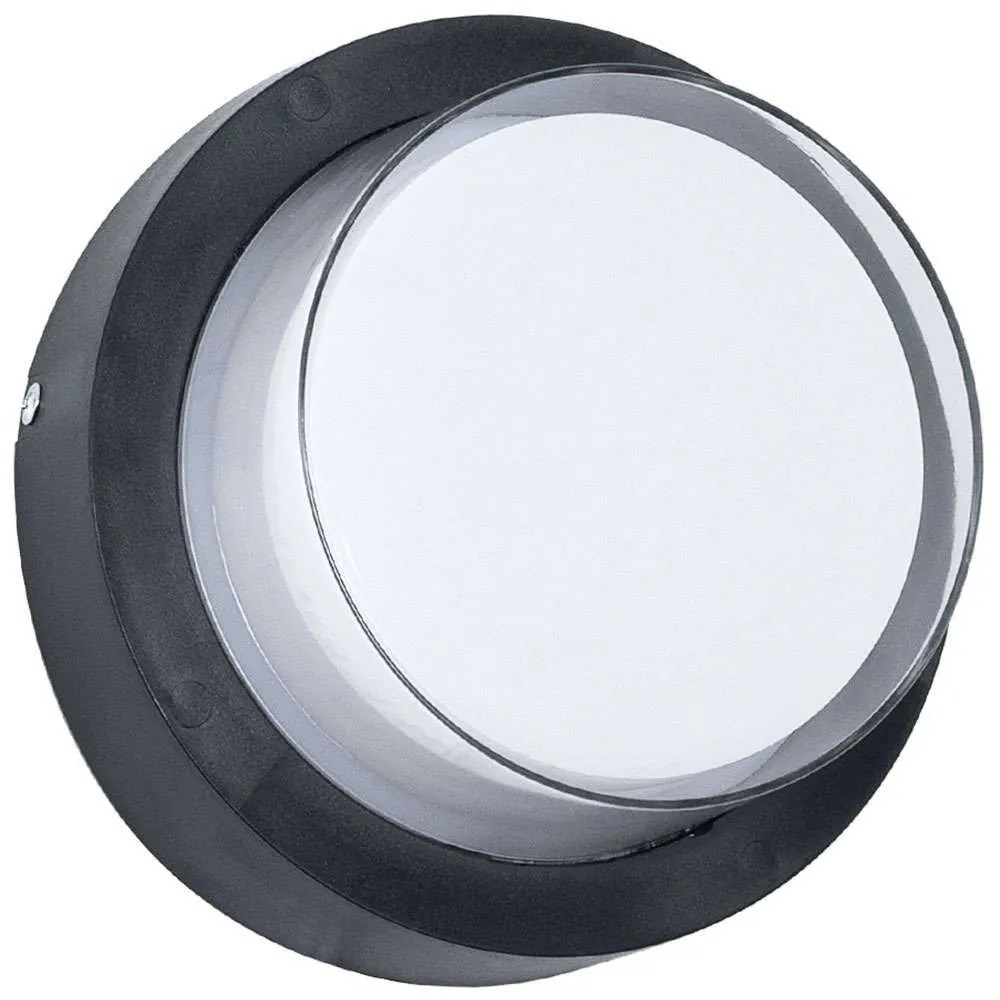 Φωτιστικό Τοίχου - Απλίκα Nexus 60761 Φ17x9cm Led 1050lm 10W 4500K Black GloboStar