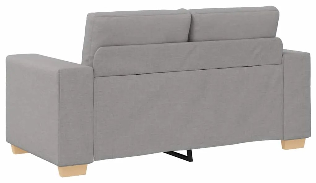 vidaXL Σετ Καναπέ με μαξιλάρι 2 pcs Γκρι 221 x 78 x 80 εκ Ύφασμα