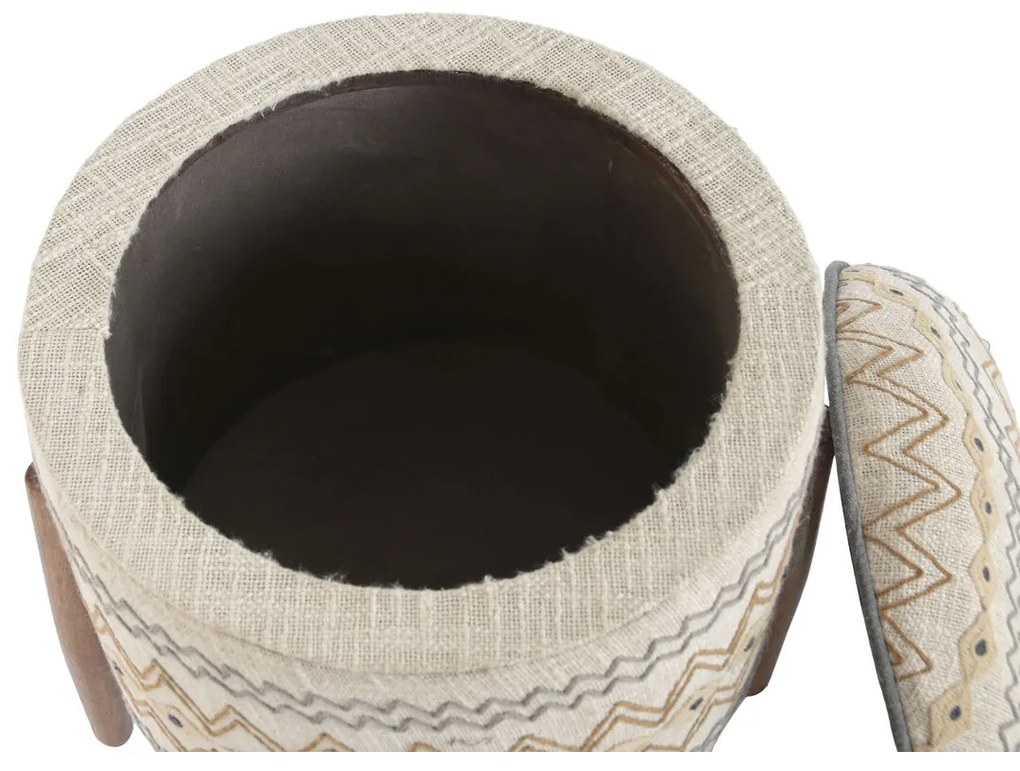 Υποπόδια Home ESPRIT Μπεζ Urban 40 x 40 x 52 cm