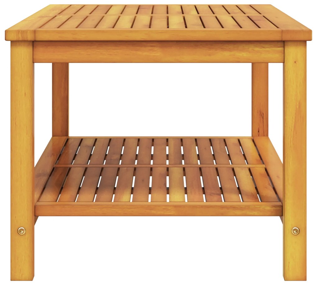 vidaXL Τραπεζάκι καφέ 110x55x45 εκ. Μασίφ ξύλο ακακίας