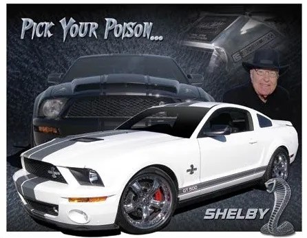 Μεταλλική πινακίδα Shelby Mustang - You Pick