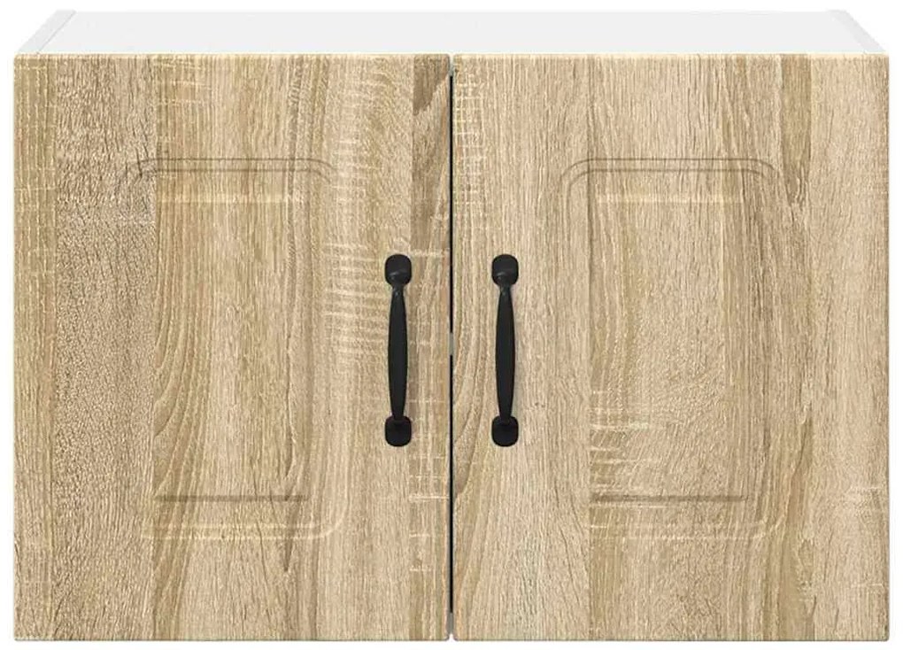 vidaXL Κρεμαστό ντουλάπι κουζίνας με ράφι Δρύς Sonoma 60 x 31 x 40 εκ