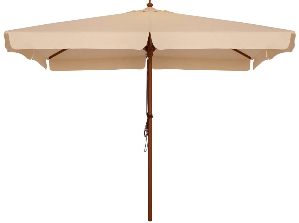 ΟΜΠΡΕΛΑ ΕΠΑΓΓΕΛΜΑΤΙΚΗ WALLER 3,00X3,00X2,50Y ΜΕ ΞΥΛΙΝΟ ΣΚΕΛΕΤΟ HM6022 ΜΠΕΖ