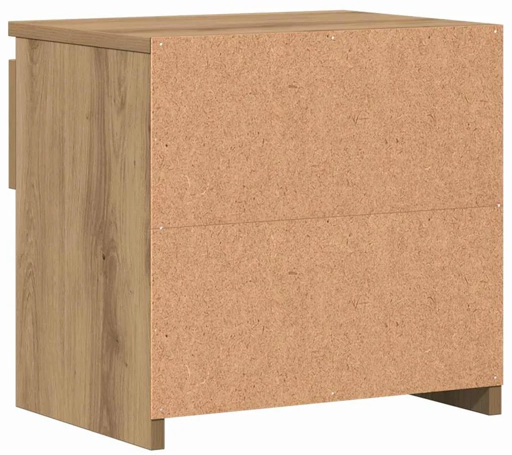 vidaXL Κομοδίνα 2 τεμάχια Artisan Oak 40x30x39 cm Κατασκευασμένο ξύλο