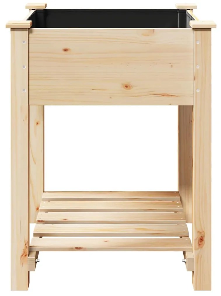 vidaXL Γλάστρα Κήπου 60 x 60 x 76 εκ. από Σολίδ Ξύλο Πεύκου