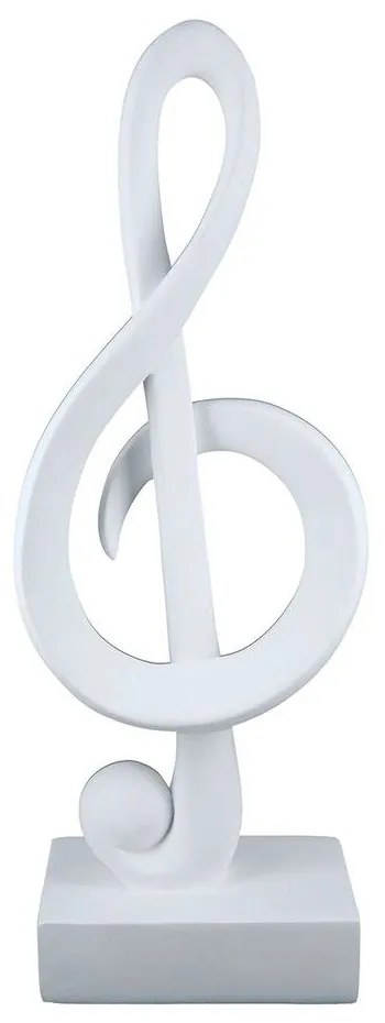 Διακοσμητικό Αντικείμενο Clef 37156 8,5x15x39cm White Ceramic