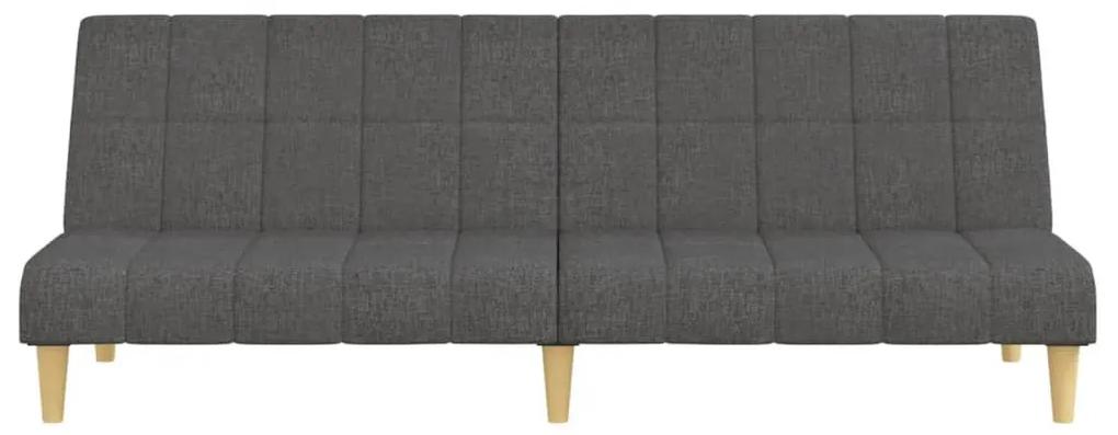 Καναπές Κρεβάτι Διθέσιος Σκούρο Γκρι Υφασμάτινος - Γκρι