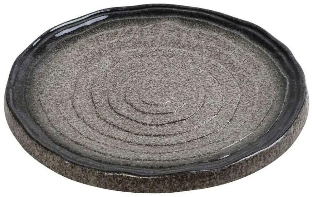 Πιάτο Ρηχό Kenya GMT219K2 26x26x3cm Grey Espiel Clay