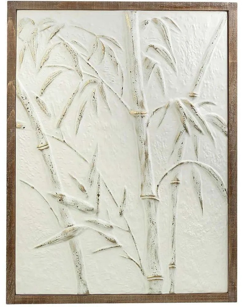 Πίνακας ICY307 64,5x3,8x85cm White-Brown Espiel Vertical Μέταλλο,Ξύλο