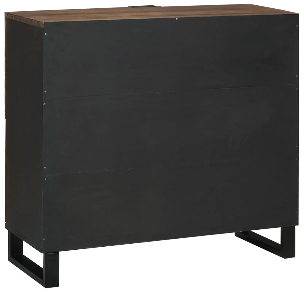 vidaXL Σαλονιού 80x33.5x75 cm από συμπαγές ξύλο μάνγκο