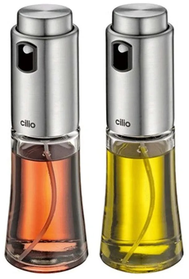Σπρέι Λαδιού/Ξιδιού Bari (Σετ 2Τμχ) 613476 Inox Cilio Steel,Glass