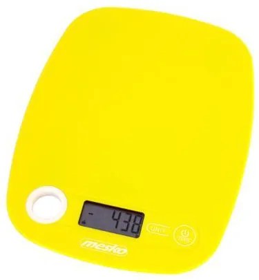 MESKO KITCHEN SCALE WITH HOLE TO HANG YELLOW