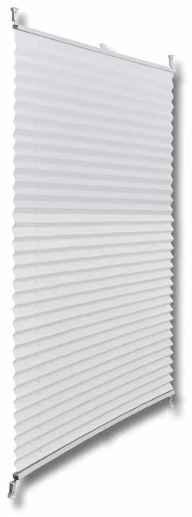 vidaXL Πλισέ ρόλερ σκίασης 70x150cm Λευκό