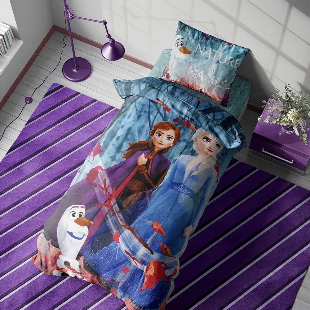 Πάπλωμα Παιδικό Disney Frozen II 881 Digital Print Multi DimCol Single 160x240cm 100% Βαμβάκι