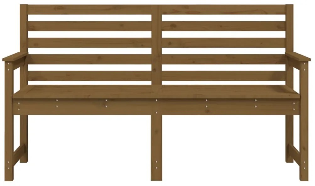 vidaXL Πάγκος Κήπου Μελί 159,5 x 48 x 91,5 εκ. από Μασίφ Ξύλο Πεύκου