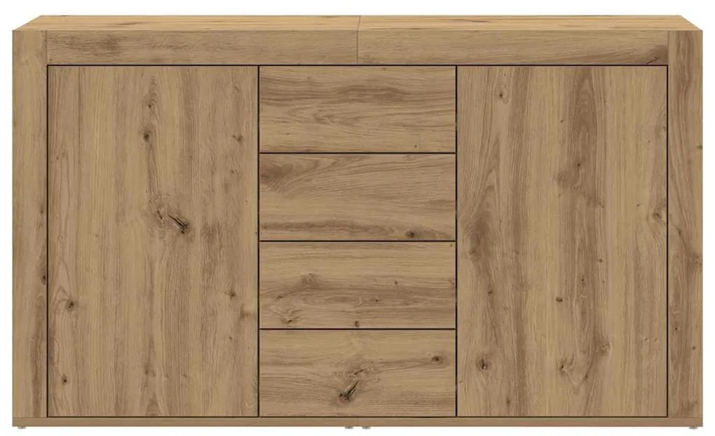 vidaXL Πλαϊνό γραφείο Artisan Oak 120 x 36 x 69 εκ Επεξεργασμένο ξύλο